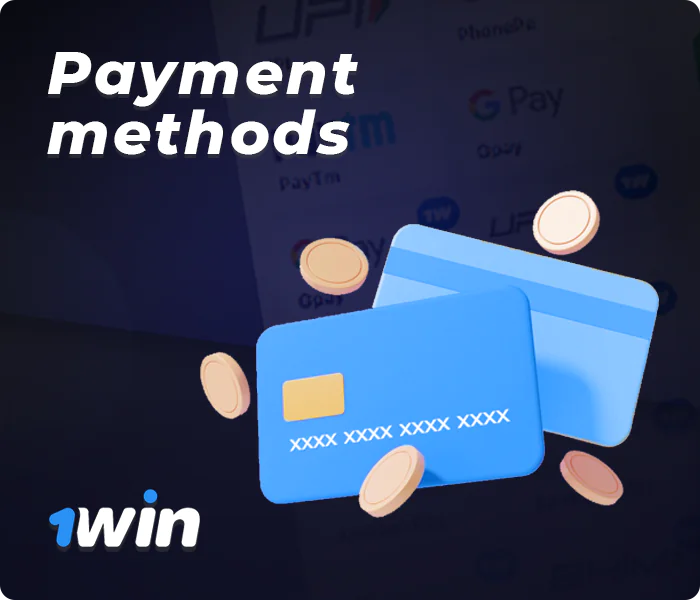 Payment methods 1win for players from India