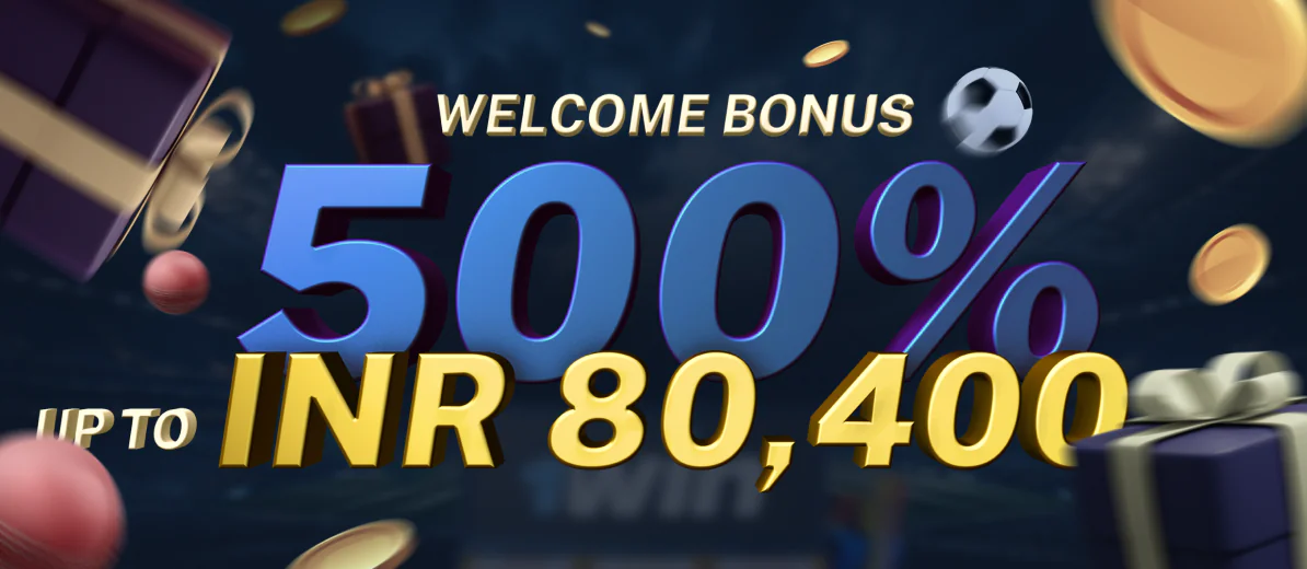 Welcome bonus for 1Win players from India - get up to 80,400 INR