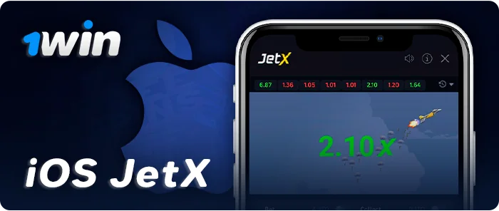 1Win iOS app for playing JetX