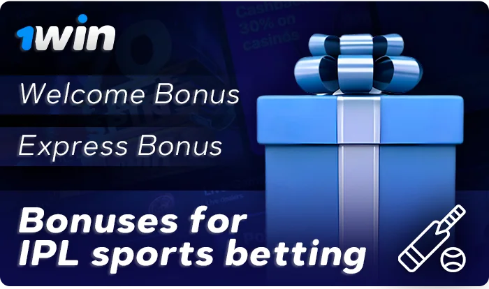 IPL betting bonuses at 1Win betting site 