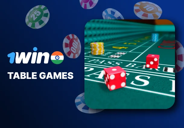 Classic table games at 1Win Casino