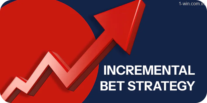 Gradually increase your bet after each 1win Aviator round