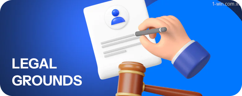 1win obtains explicit user consent and acts in full compliance with its privacy policy